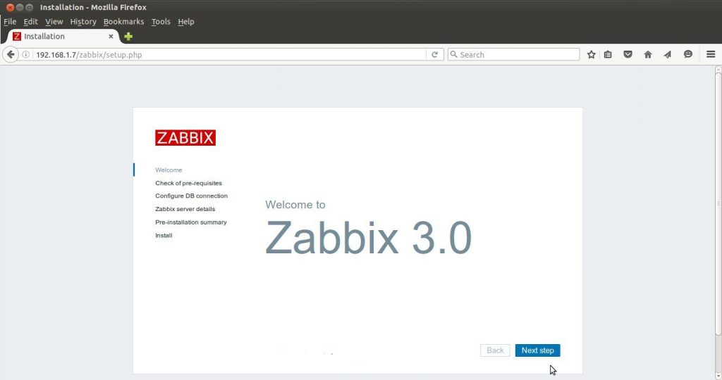 zabbix-server-installation